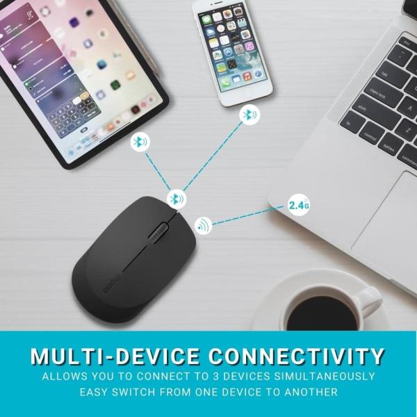 RAPOO_SILENT_BLUETOOTH_MULTI_MODE_WIRELESS_MOUSE_M100