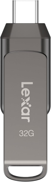 Lexar®_JumpDrive®_Dual_Drive_D400_USB_3.2_Type-C_USB_Drive,_32GB,_Silver