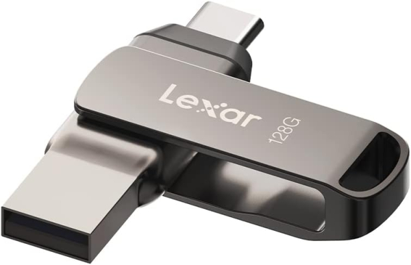 Lexar®_JumpDrive®_Dual_Drive_D400_USB_3.2_Type-C_USB_Drive,_64GB,_Silver