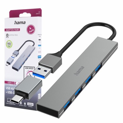 Hama_USB_Hub_Ultra_Slim_+_USB-C_Adapter_-200141