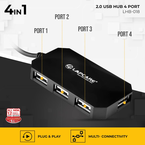 Lapcare_USB_Hub_2.0_4_Port_with_1.5M