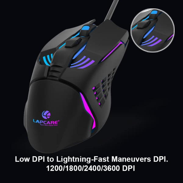 LAPCARE_CHAMP_LGM-105_3600dpi_RGB_GAMING_MOUSE